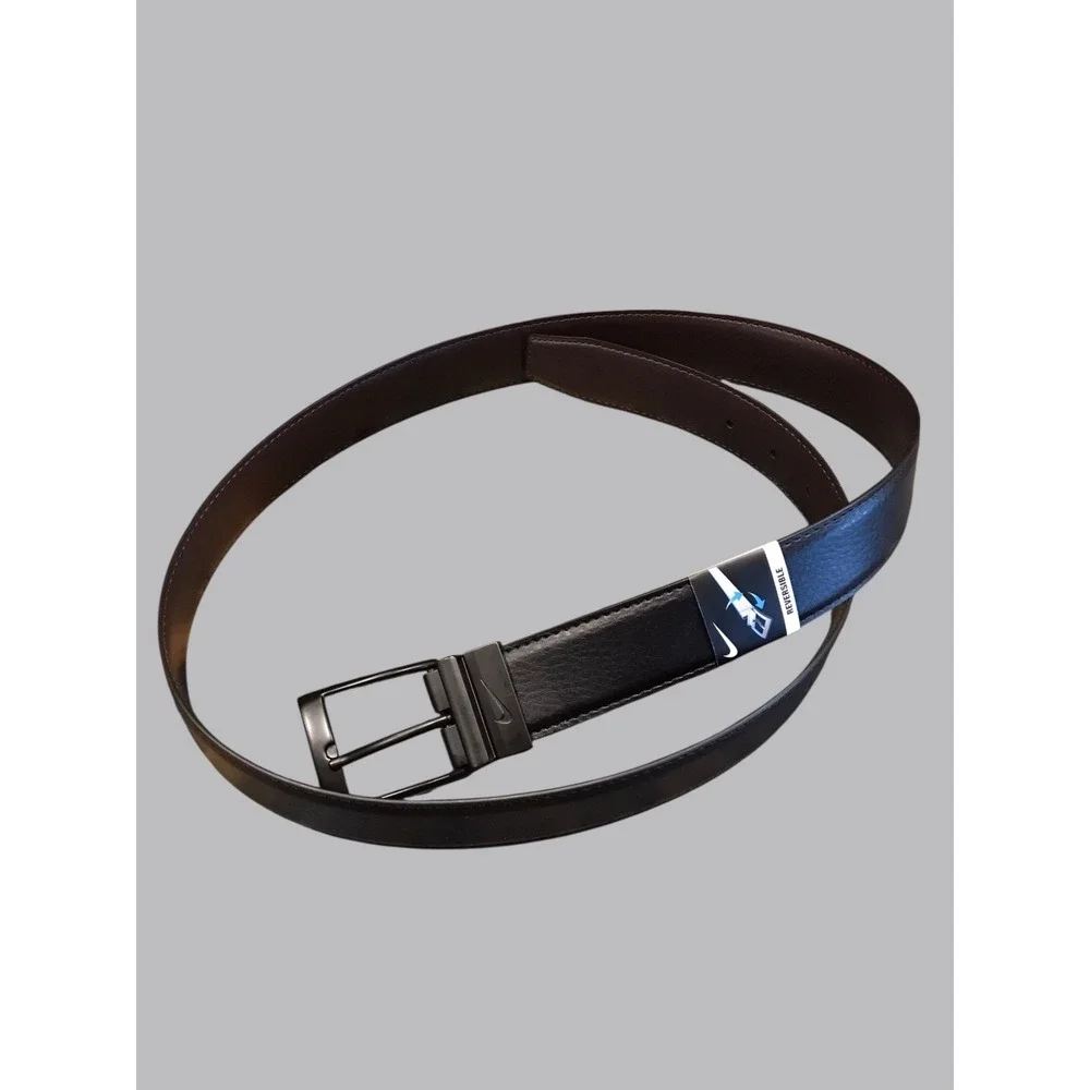 NWT Nike Golf  SWOOSH Reversible Black / Dark Brown Belt‎  Sz 38 - 45 1/2